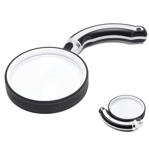 ZX75 75mm Lens 3.5X Magnifier ABS+Rubber+Glass Loupe Insect Observation Reading Folding Magnifying Glass - 1