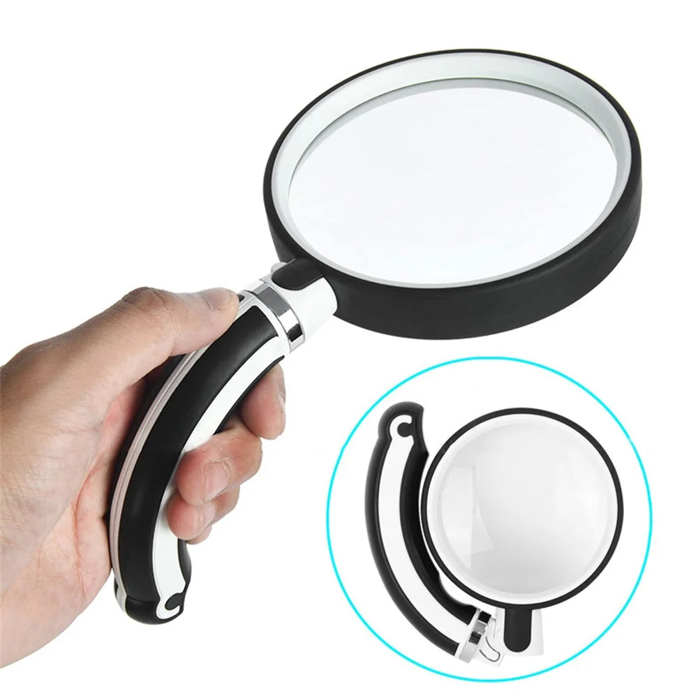 ZX75 75mm Lens 3.5X Magnifier ABS+Rubber+Glass Loupe Insect Observation Reading Folding Magnifying Glass - 2