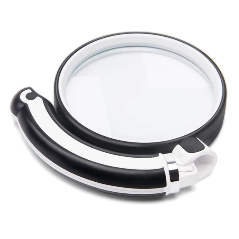 ZX75 75mm Lens 3.5X Magnifier ABS+Rubber+Glass Loupe Insect Observation Reading Folding Magnifying Glass - 3
