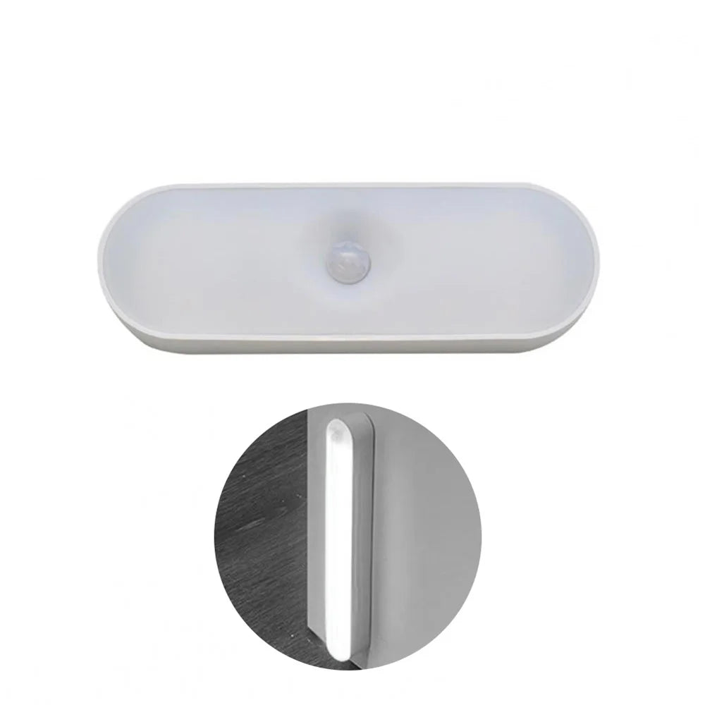 TA-053 14cm Rechargeable Light Bar Home Cabinet Magnetic Human Body Sensor LED Night Light - White Light - 1
