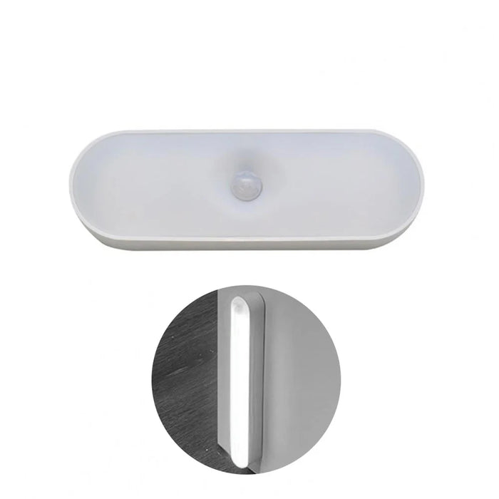 TA-053 14cm Rechargeable Light Bar Home Cabinet Magnetic Human Body Sensor LED Night Light - White Light - 1