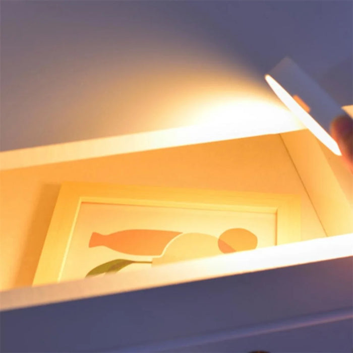 TA-053 14cm Rechargeable Light Bar Home Cabinet Magnetic Human Body Sensor LED Night Light - White Light - 2