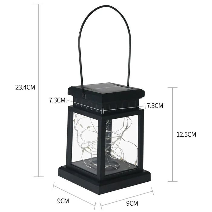 Outdoor LED Landscape Garden Light Decoration Hanging Rainproof Solar Light (String Light - Hook Version) - Cold White - 6