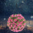 Artificial Flower Grass Ball Chandelier Outdoor Garden Hanging Solar Lamp Topiary Ball Light, Size L - 3