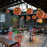Artificial Flower Grass Ball Chandelier Outdoor Garden Hanging Solar Lamp Topiary Ball Light, Size L - 7