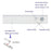 2m 60-LEDs Home Bathroom Cabinet Backlit Light Strip 5V Battery Powered Sensing Lamp - Warm-White Light - 4