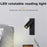 3103 Bedside Wall Lamp 350-Degree Rotatable Wall Sconce Reading Light with Switch, 3W Warm Light - Black - 2