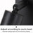 3103 Bedside Wall Lamp 350-Degree Rotatable Wall Sconce Reading Light with Switch, 3W Warm Light - Black - 5