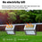 DS-SL Outdoor Solar Power Step Light Waterproof Stair Lamp Garden Decoration - Warm Light - 5