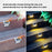 DS-SL Outdoor Solar Power Step Light Waterproof Stair Lamp Garden Decoration - Warm Light - 6