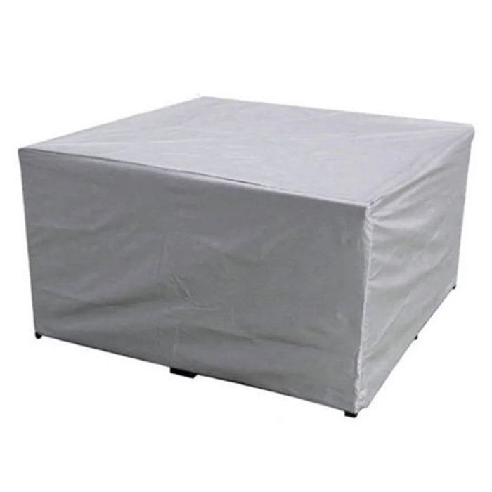 308x138x89CM Garden Patio Table Cover Dustproof Oxford Cloth Chair Protector - Silver - 1