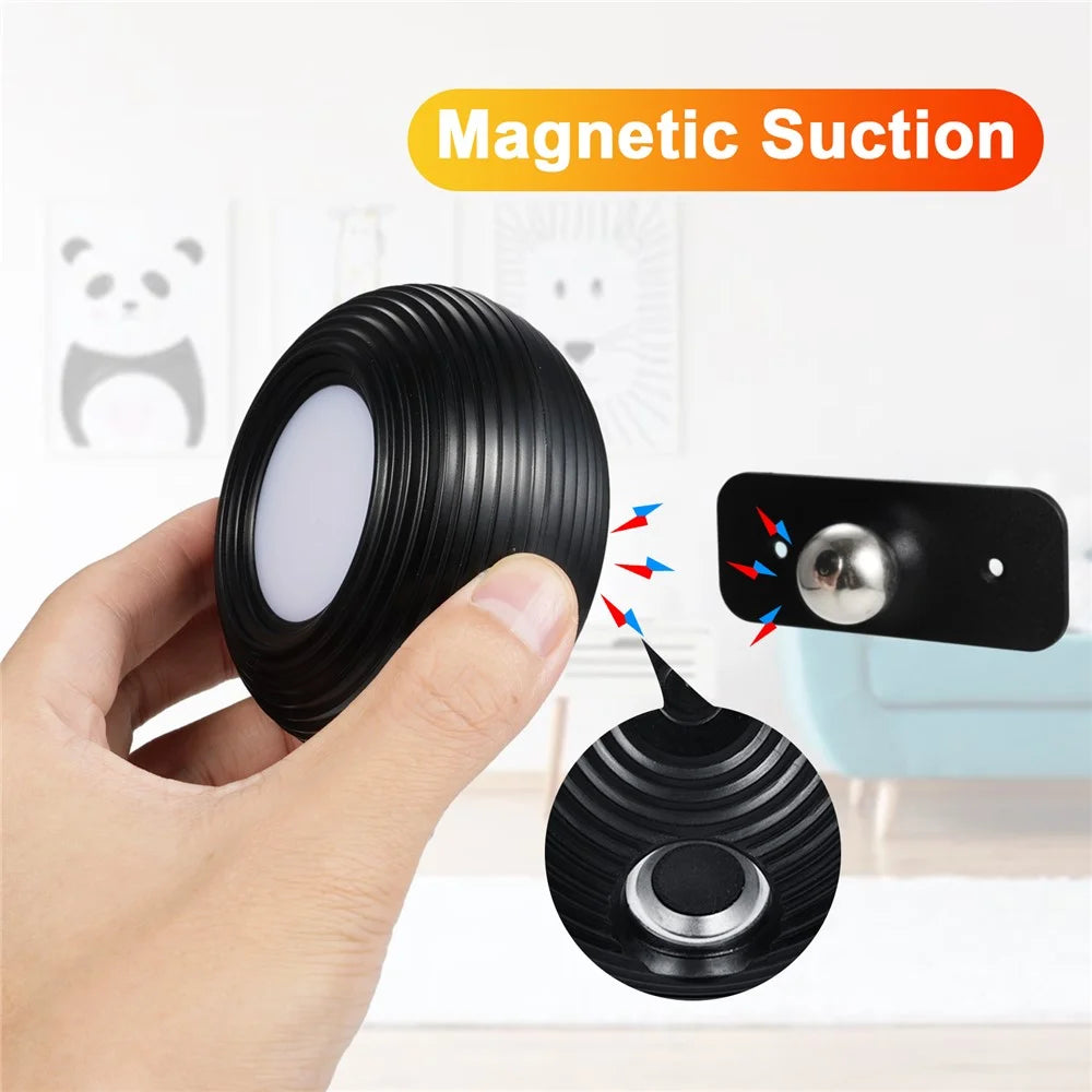 ML-CX002 2PCS Dimmable Magnetic Wall Lights Touch Control Home Lamps (CE, RoHS, FCC) - Black - 3