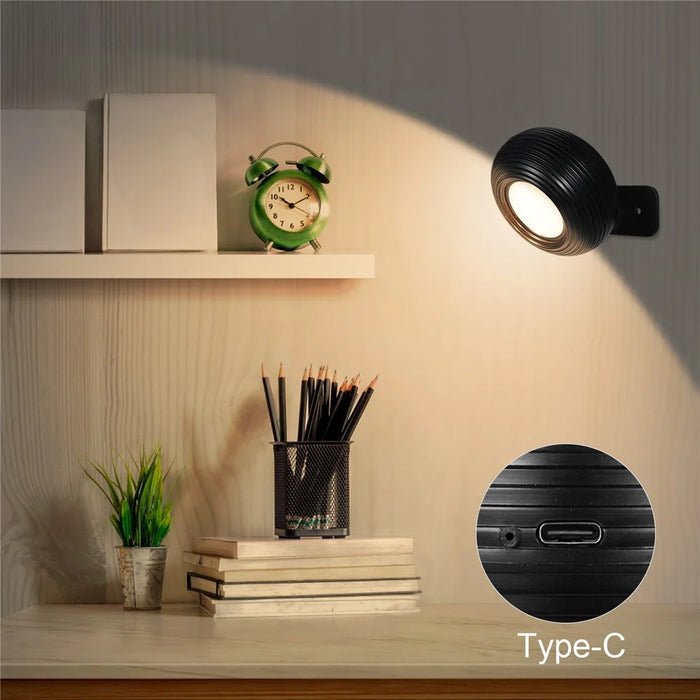 ML-CX001 LED Wall Mounted Light Magnetic Ball Dimmable Touch Control Home Decor Lamp (CE, RoHS, FCC) - Black - 5