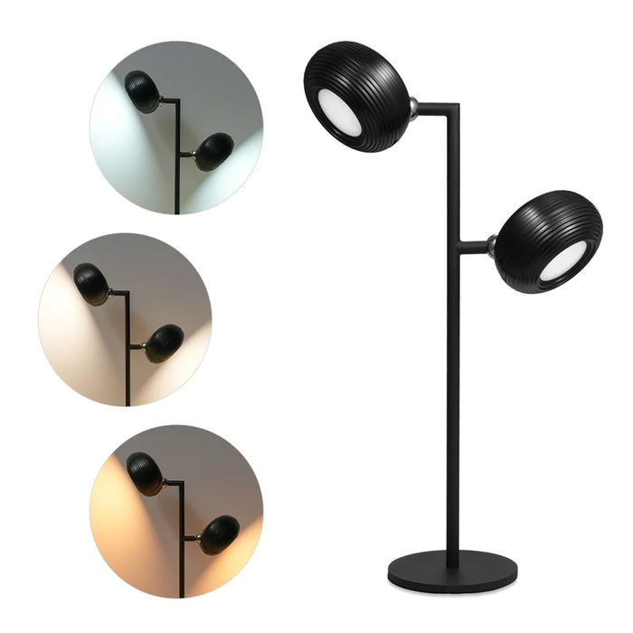 ML-CX004 2PCS Table Lamp Magnetic Wall Lights Rotation Hanging Lamps (CE, RoHS, FCC) - Black - 1
