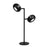 ML-CX004 2PCS Table Lamp Magnetic Wall Lights Rotation Hanging Lamps (CE, RoHS, FCC) - Black - 2
