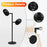 ML-CX004 2PCS Table Lamp Magnetic Wall Lights Rotation Hanging Lamps (CE, RoHS, FCC) - Black - 3