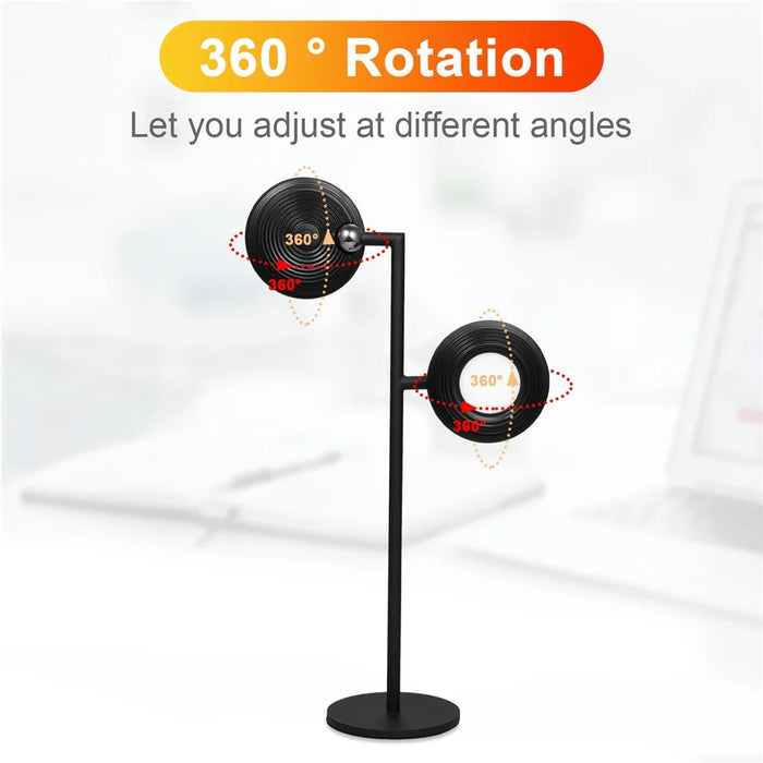 ML-CX004 2PCS Table Lamp Magnetic Wall Lights Rotation Hanging Lamps (CE, RoHS, FCC) - Black - 5