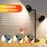 ML-CX004 2PCS Table Lamp Magnetic Wall Lights Rotation Hanging Lamps (CE, RoHS, FCC) - Black - 6