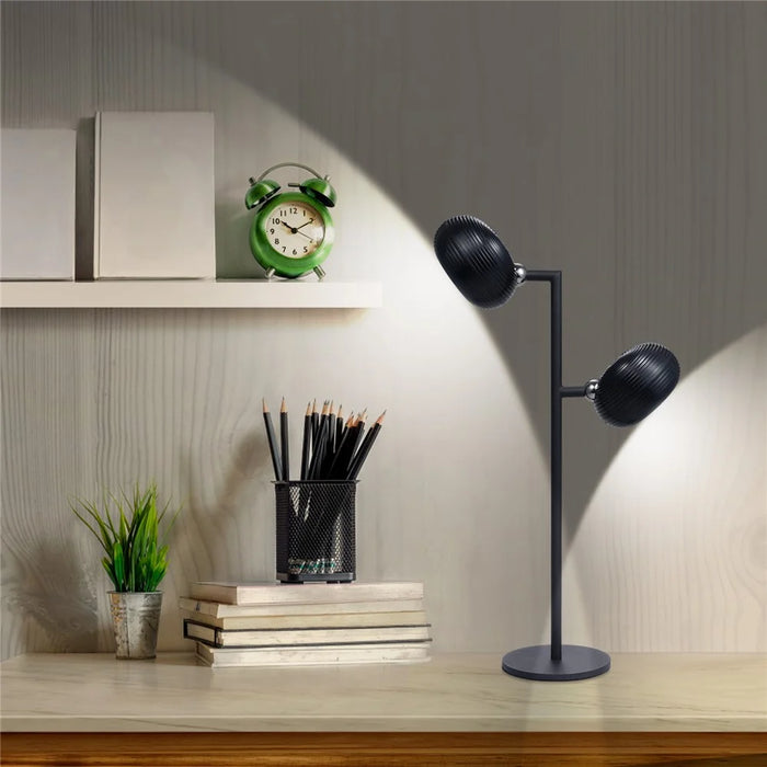 ML-CX004 2PCS Table Lamp Magnetic Wall Lights Rotation Hanging Lamps (CE, RoHS, FCC) - Black - 7