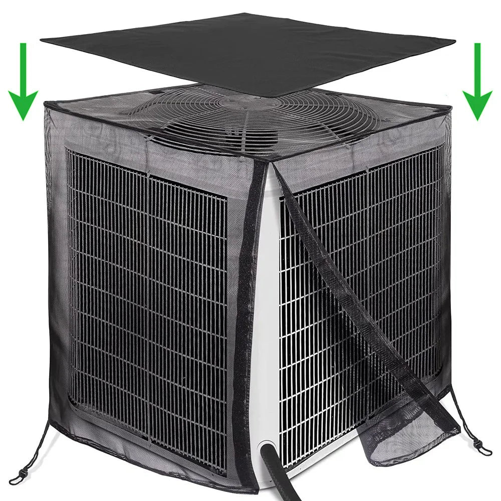 KG0268 600D Oxford Cloth Air Conditioner Cover Detachable Protector for Outside Units (Size: M) - 2