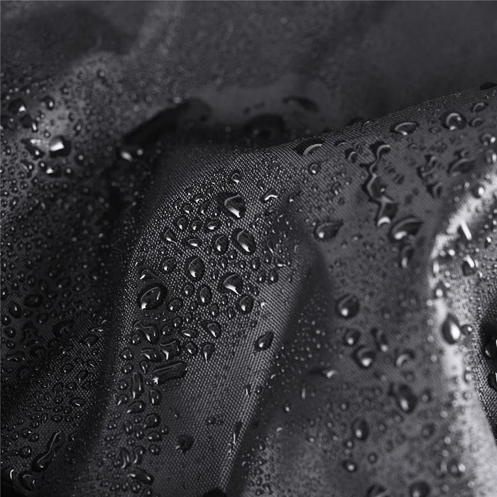 270x165x46cm Waterproof V-Shaped Boat Cover 210D Oxford Cloth Case Fits Kayak - Black - 2