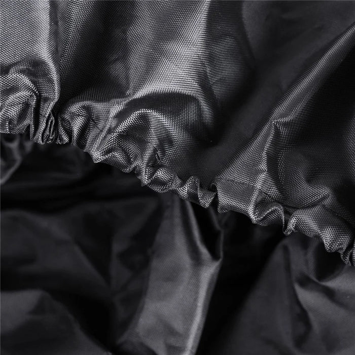 270x165x46cm Waterproof V-Shaped Boat Cover 210D Oxford Cloth Case Fits Kayak - Black - 4