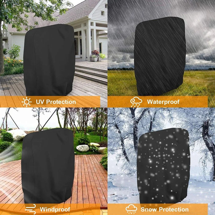 94x34x96cm Outdoors Folding Chair Cover Oxford Cloth Waterproof Patio Furniture Dust Cover - 6