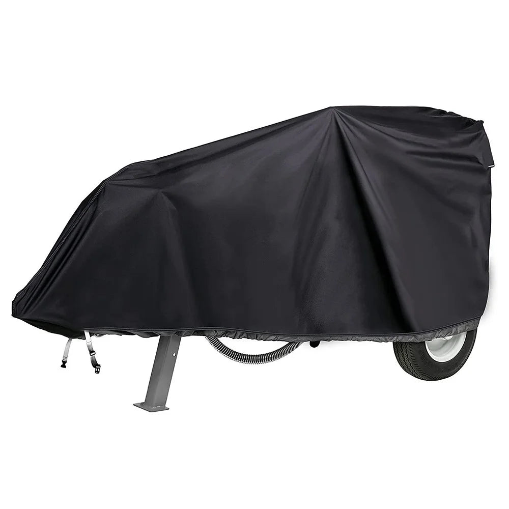 Outdoor Oxford Cloth Wood Splitter Cover Electric Log Splitter Dust Cover, 145x69x79cm - Black - 1