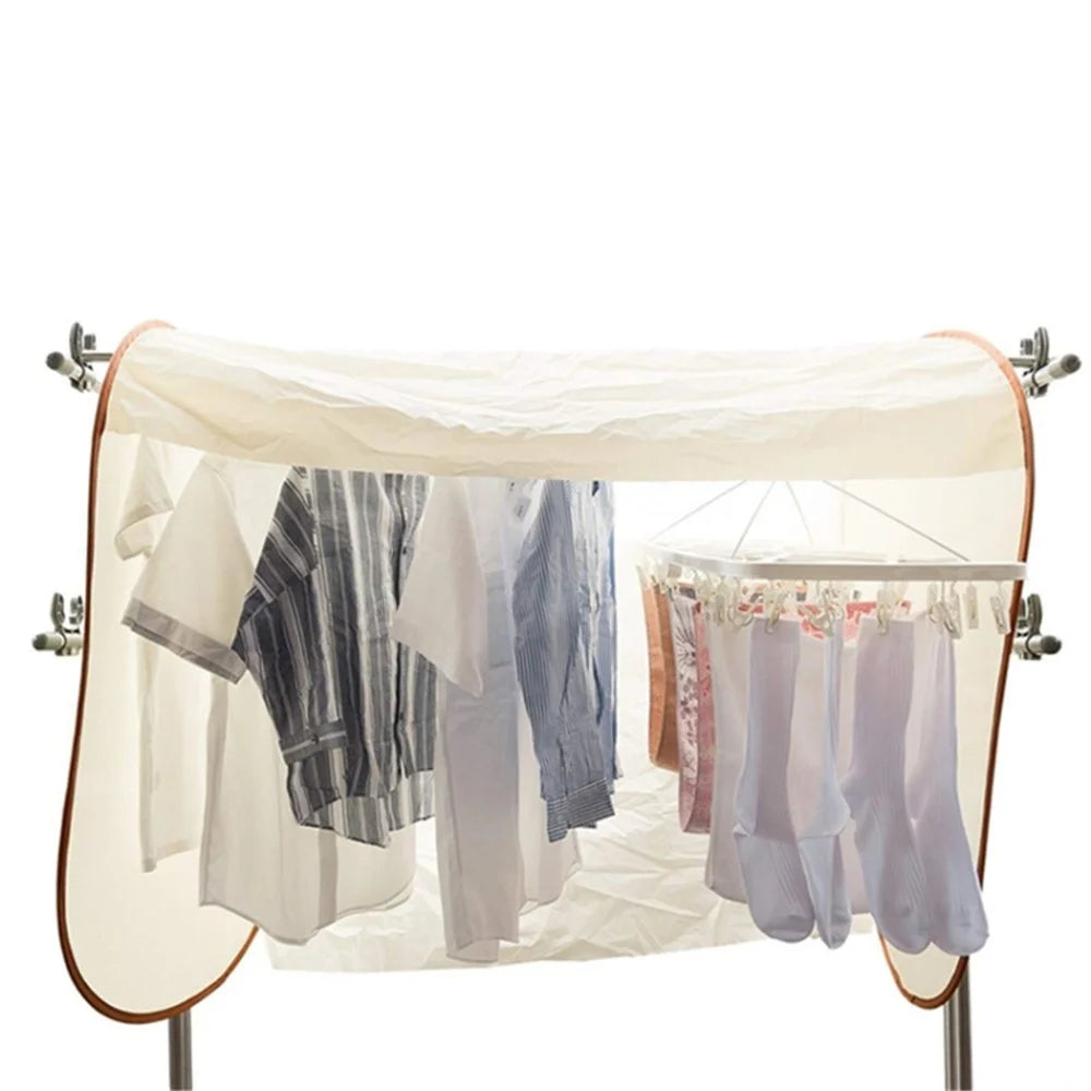 120x60x100cm Outdoor Clothes Drying Cover Dustproof Rainproof Clothes Hanging Cover - 2