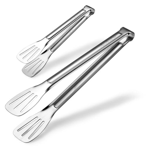 BOMS 29cm BPA Free Kitchen Food Tong Multi-Function 304 Stainless Steel Barbecue Cooking Steak Bread Clip (without FDA Certificate) - 1