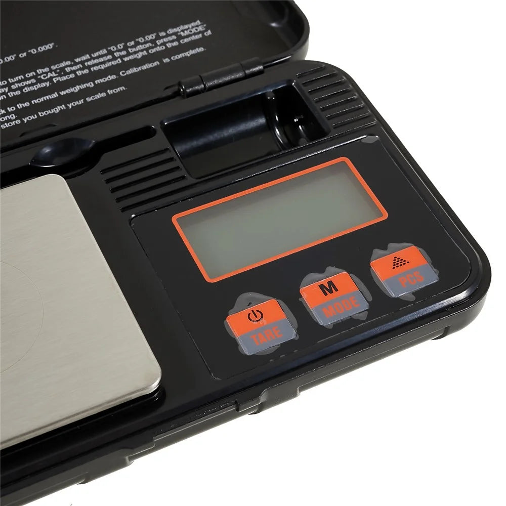 CX-298 50g/0.001g Pocket Digital Scale with Calibration Weight and Tweezer for Gold Sterling Silver Jewelry - 3