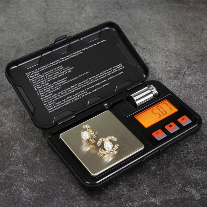 CX-298 200g/0.01g High Precision Electronic Digital Scale with Calibration Weight and Tweezer for Gold Sterling Silver Jewelry - 3