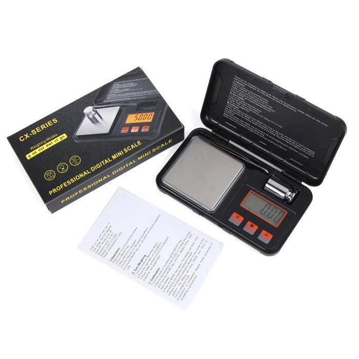 CX-298 200g/0.01g High Precision Electronic Digital Scale with Calibration Weight and Tweezer for Gold Sterling Silver Jewelry - 4