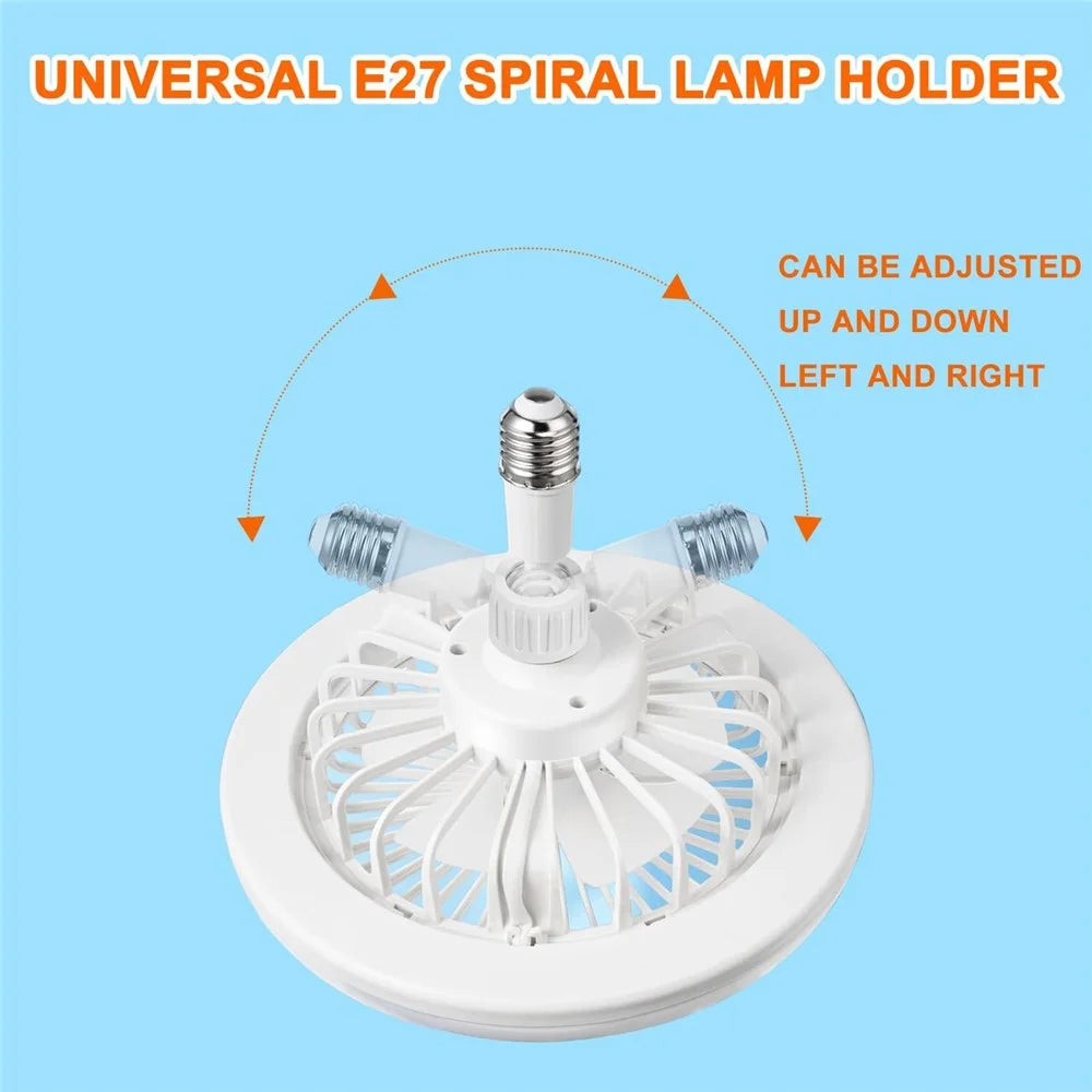 Remote Control Ceiling Fan LED Light Function with Aromatherapy - 3