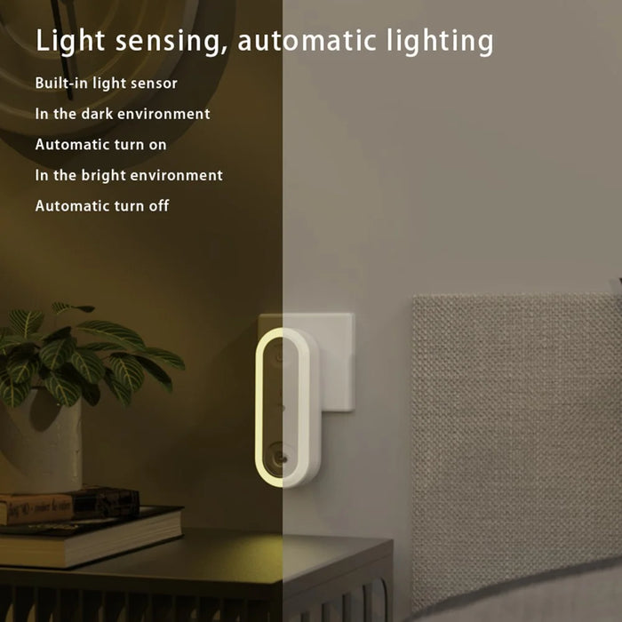 SP-15WJH Negative Ion Generator Touch Control Air Purifying Smart LED Night Light - US Plug - 2