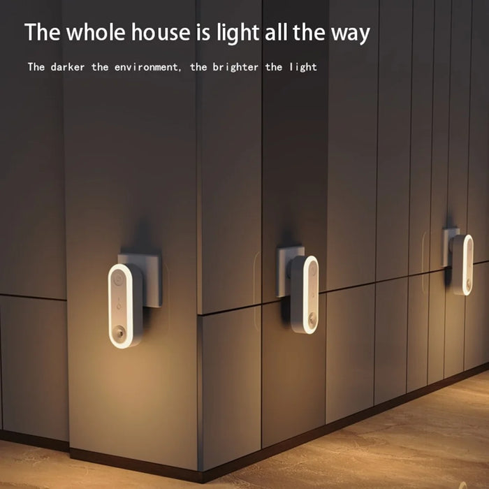 SP-15WJH Negative Ion Generator Touch Control Air Purifying Smart LED Night Light - US Plug - 3
