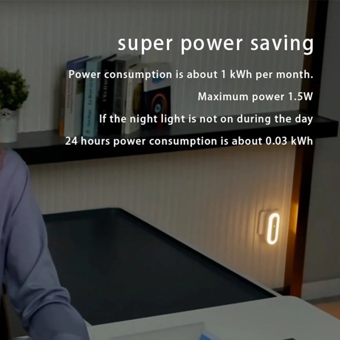 SP-15WJH Negative Ion Generator Touch Control Air Purifying Smart LED Night Light - US Plug - 4