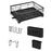 Dish Drying Rack Kitchen Counter Carbon Steel Strainer with Cup Holder+Chopstick Holder+Cutting Board Rack - 1