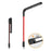 Gesture Sensing USB Reading Light Dormitory Foldable LED Desktop Lamp - 1