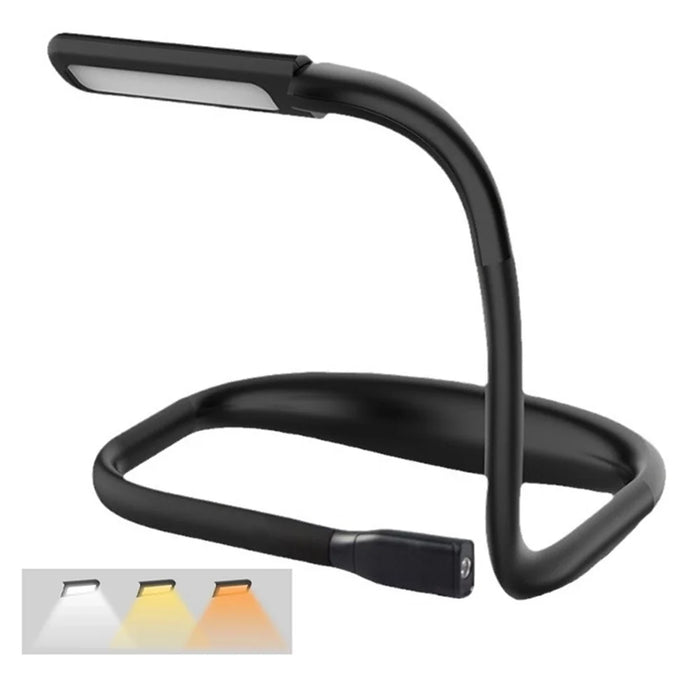Soft Neckband Neck Hanging LED Reading Light Rechargeable Stepless Dimming Lamp - 1