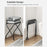 Hotel Stainless Steel Frame Luggage Rack for Guest Room Foldable Suitcase Stand - 3