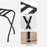 Hotel Stainless Steel Frame Luggage Rack for Guest Room Foldable Suitcase Stand - 4