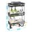 Over-The-Toilet 3 Layer Carbon Steel Storage Rack Shelf for Bathroom Organization - Black - 6