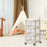 3 Layers Transparent PP Pull Out Drawer Storage Cart Sundries Rack with Wheels - 4