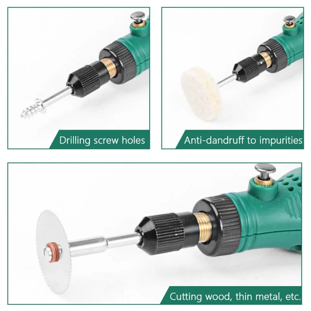 3.6V LED Speed Adjustable 2.3mm Electric Screwdriver Bit Kit Mini Rechargeable Home Repair Tool - 6