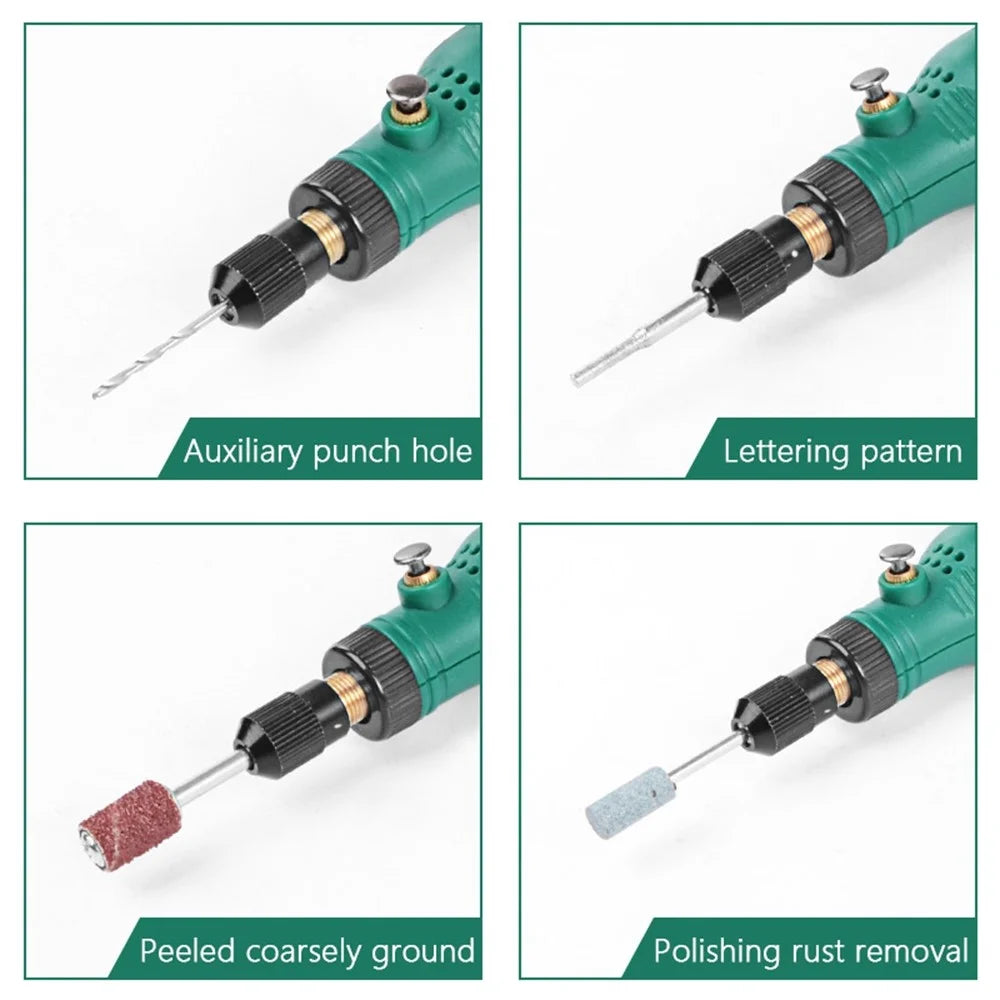 3.6V LED Speed Adjustable 2.3mm Electric Screwdriver Bit Kit Mini Rechargeable Home Repair Tool - 7