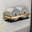 Punch-Free Aluminum Storage Rack Bathroom Organization Shelf, Wide Edge Single Layer Rectangular - Black+Gold - 4