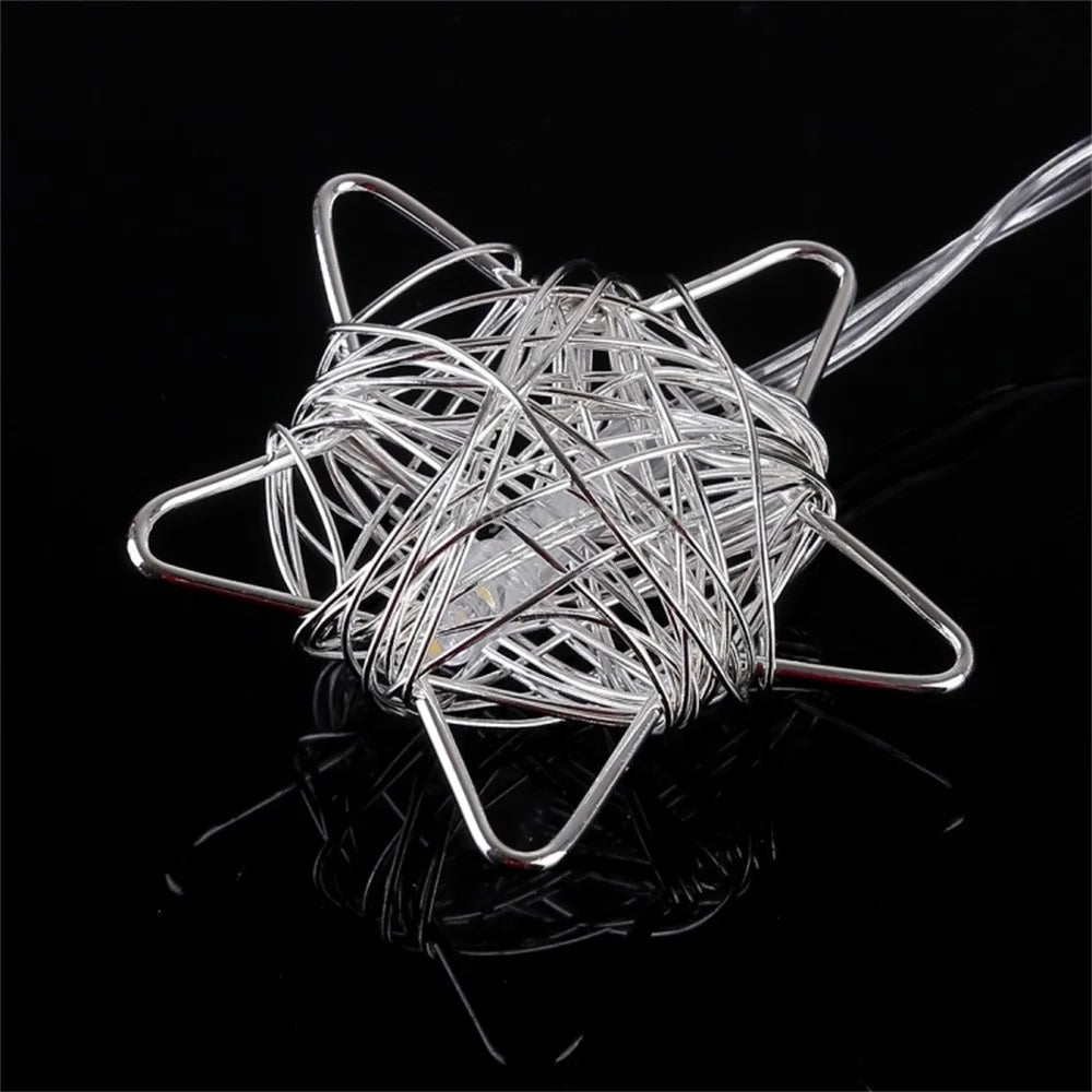 3m 20-LED Star String Lights Christmas Home Decoration Ornament LED Lamp Wedding Decor - 3