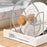 Retractable Adjustable Kitchen Storage Rack Pot Lid Dish Pan Storage Stand - White - 4