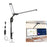 PULUZ PU498B Gooseneck Fill Light Double Head Dimmable Clip-On Desk Lamp - 1